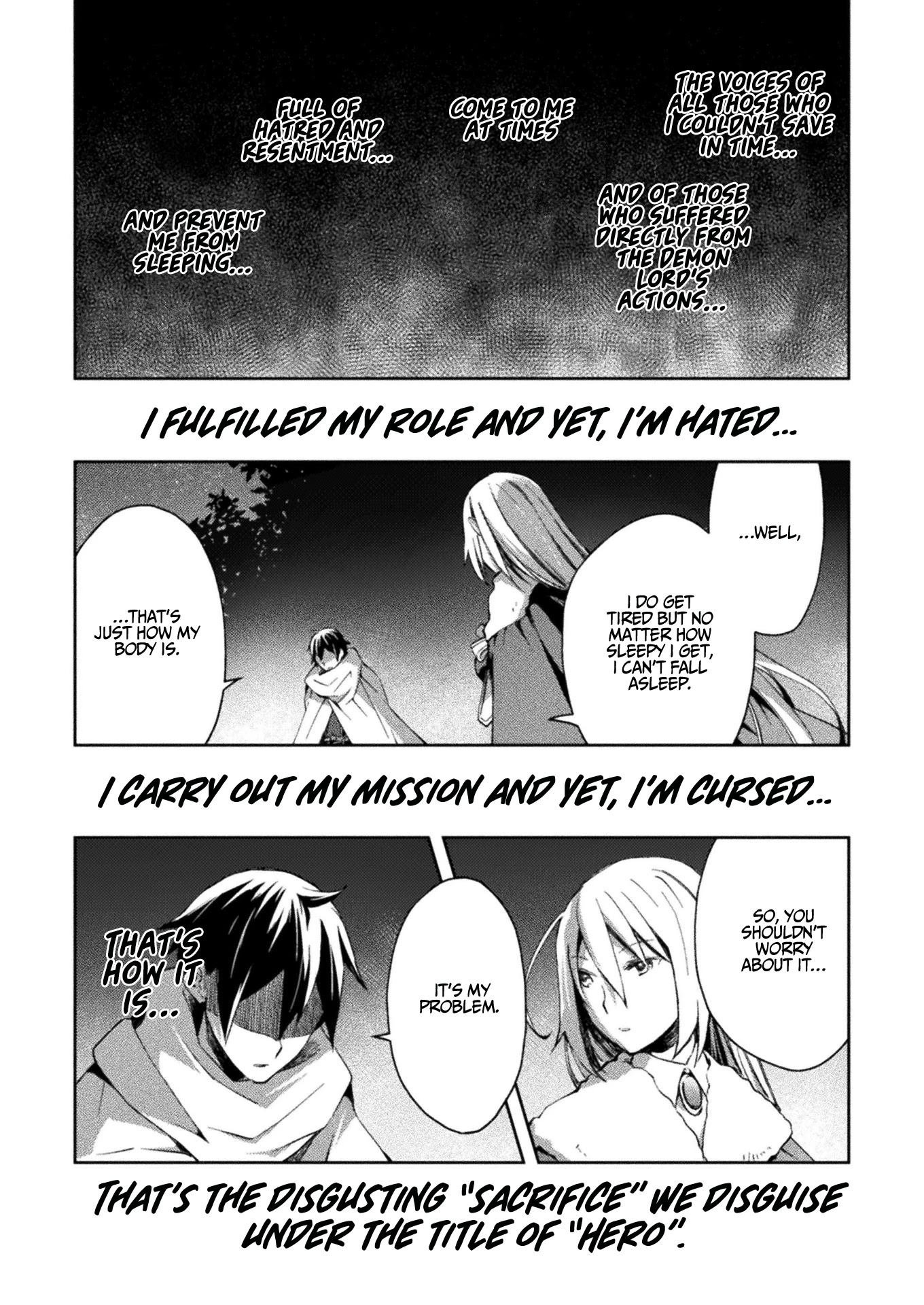 Dungeon Kurashi no Moto Yuusha Chapter 24 page 9 - Chapter 24: Talking about their feelings…