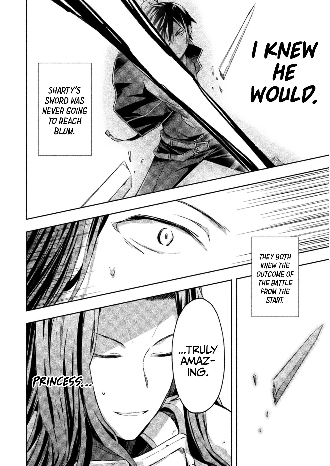 Dungeon Kurashi no Moto Yuusha Chapter 29 page 14 - Chapter 29: The Stoic Knight Attacks Blum!