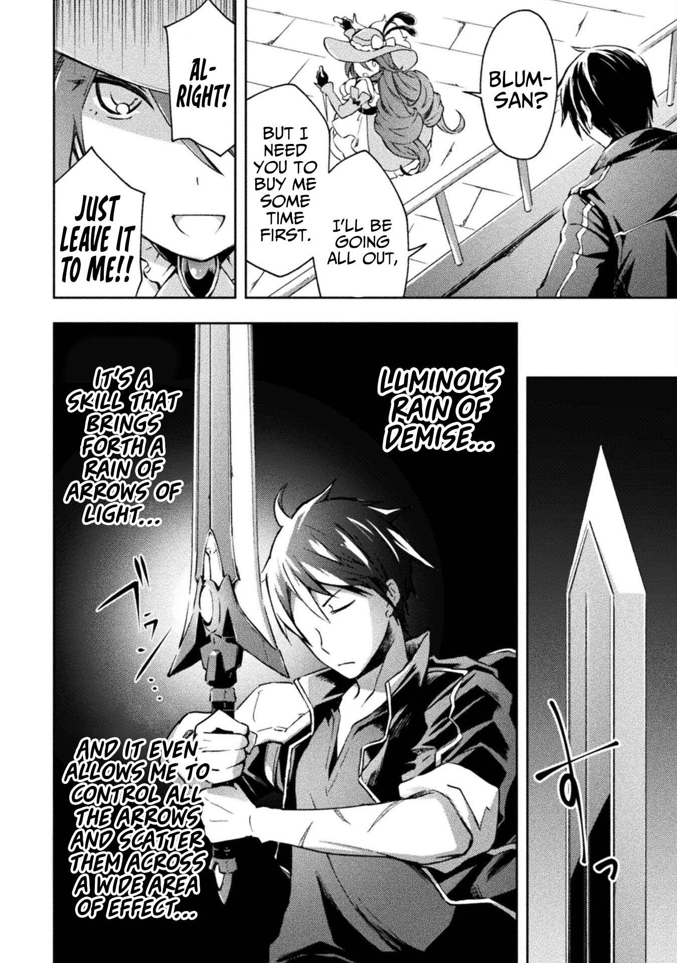 Dungeon Kurashi no Moto Yuusha Chapter 31 page 12 - Chapter 31: The Former Hero Sure Knows How to Make a Grand Entrance!!