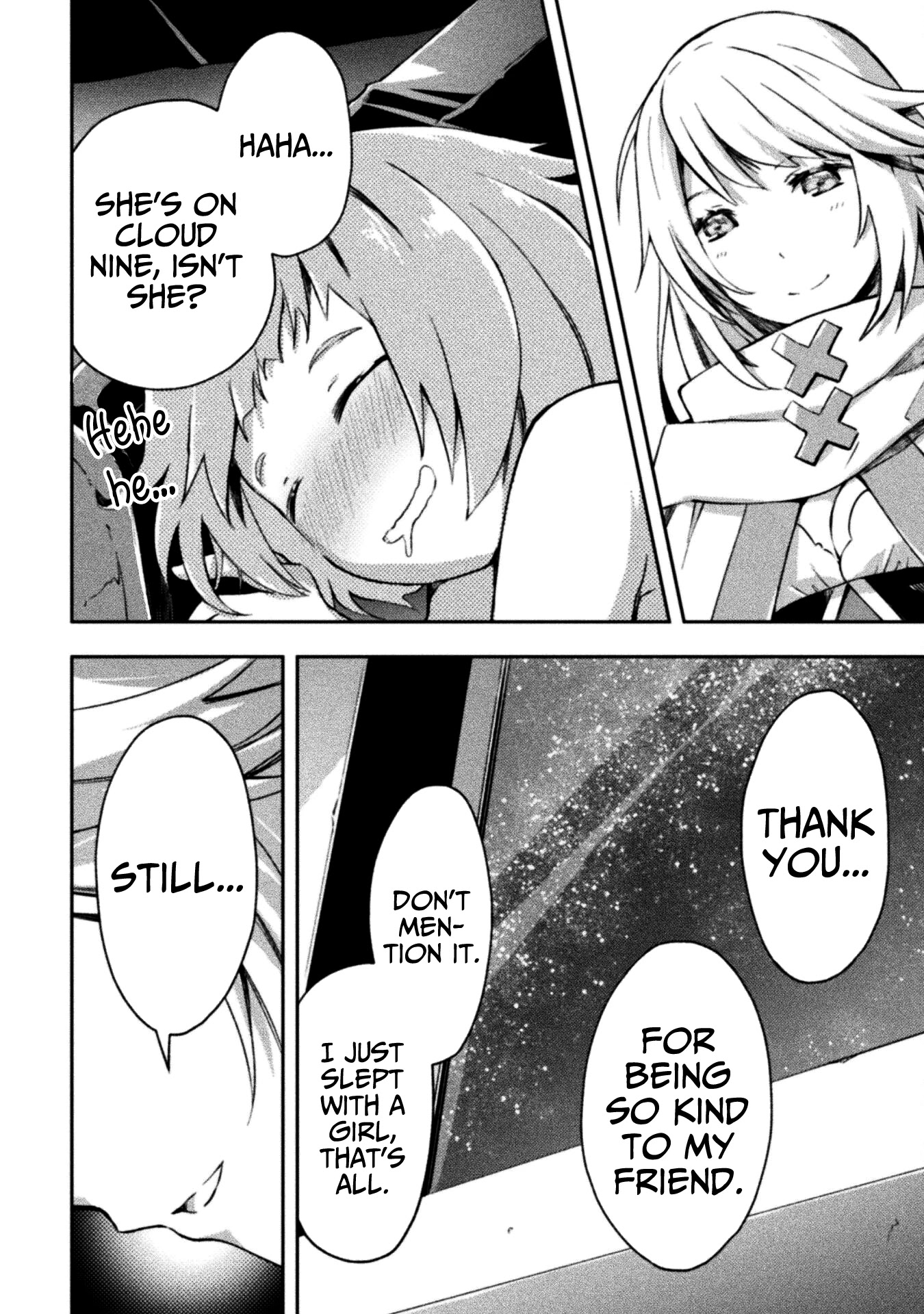 Dungeon Kurashi no Moto Yuusha Chapter 34 page 15 - Chapter 34: The girl with the petite figure makes a sudden move on him.