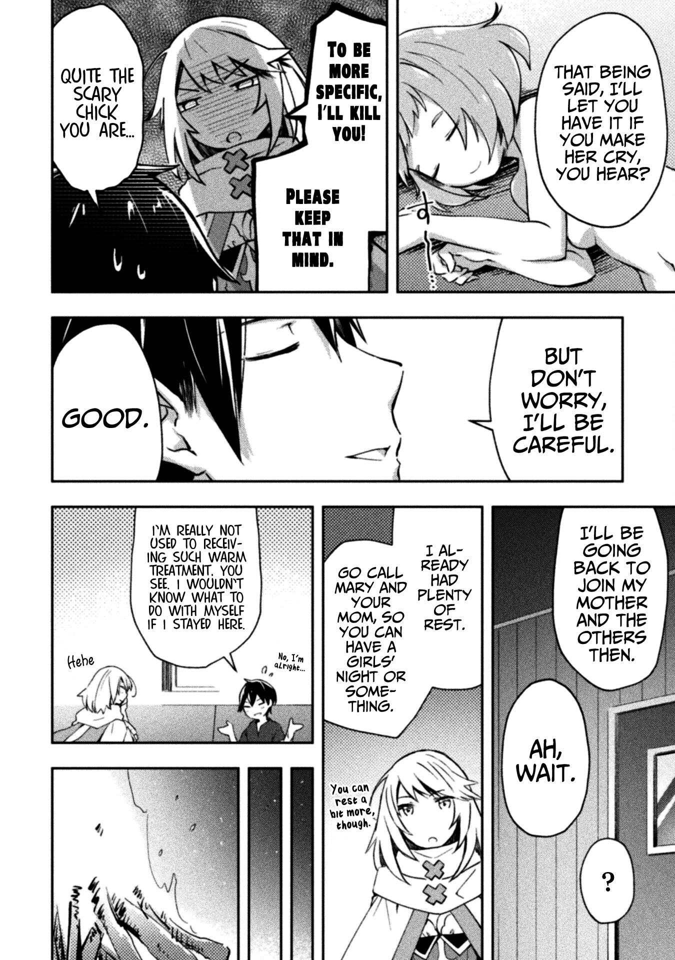 Dungeon Kurashi no Moto Yuusha Chapter 34 page 17 - Chapter 34: The girl with the petite figure makes a sudden move on him.