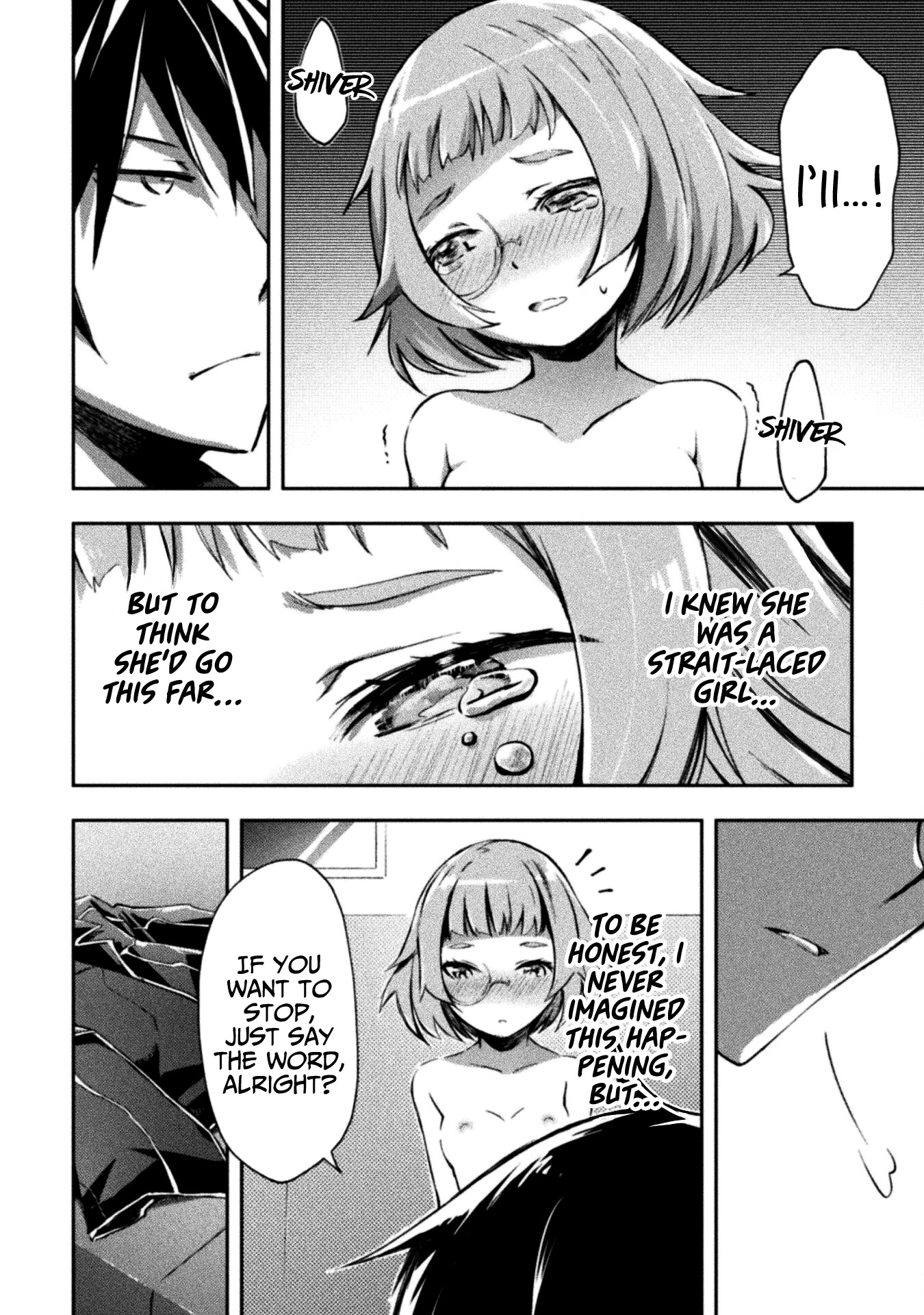 Dungeon Kurashi no Moto Yuusha Chapter 34 page 9 - Chapter 34: The girl with the petite figure makes a sudden move on him.