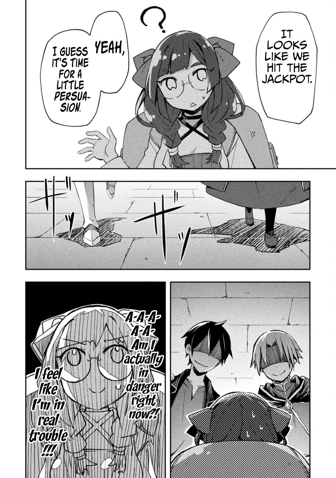 Dungeon Kurashi no Moto Yuusha Chapter 54 page 17 - Chapter 54: New Trespassers! One feels rather familiar, though…