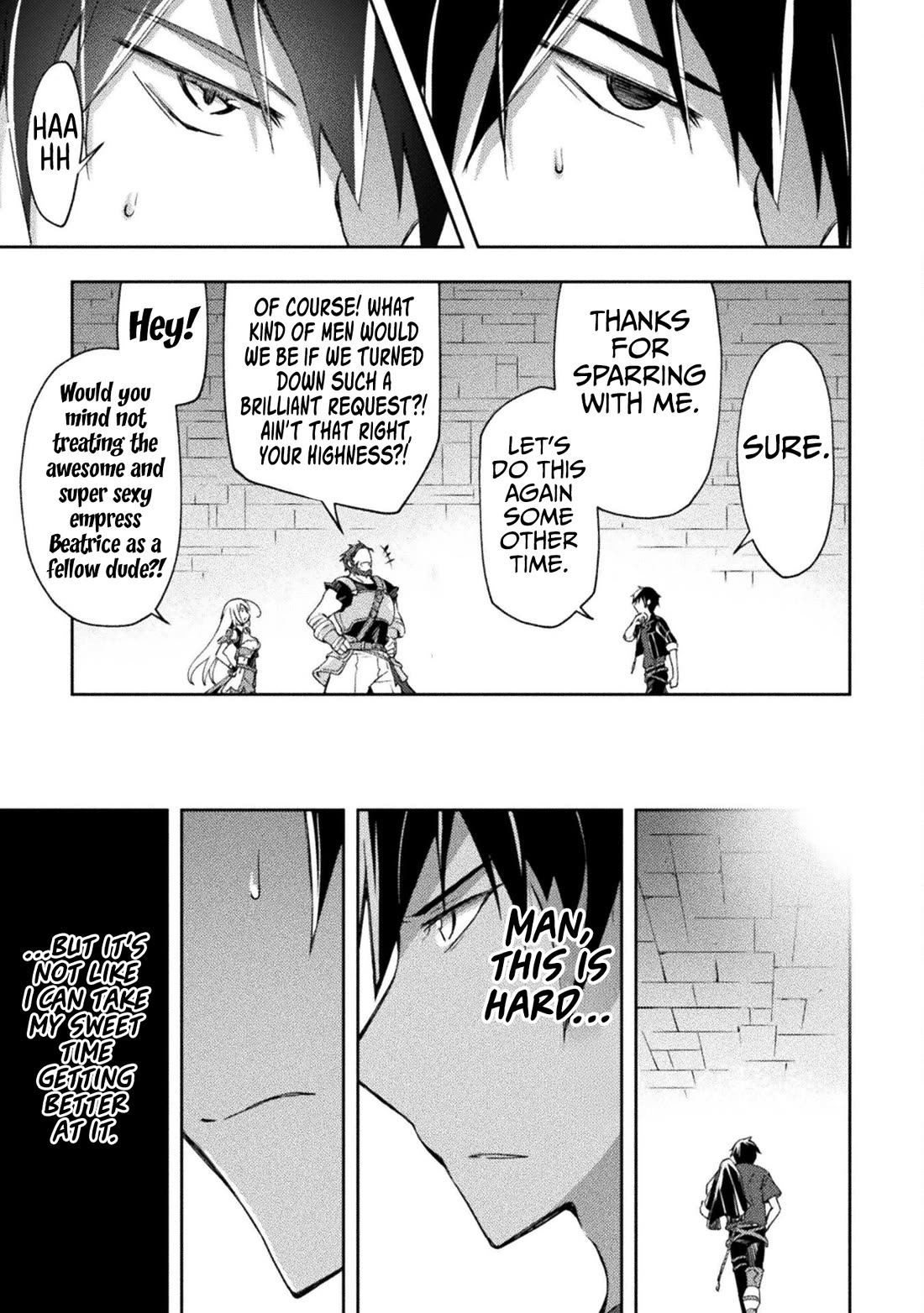 Dungeon Kurashi no Moto Yuusha Chapter 54 page 8 - Chapter 54: New Trespassers! One feels rather familiar, though…