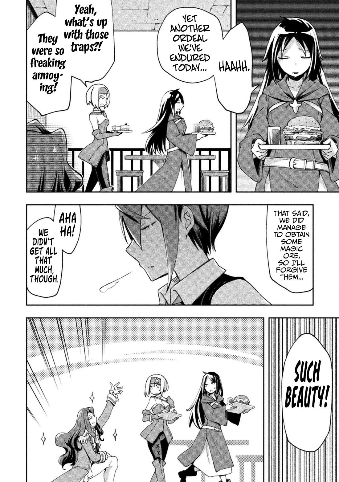 Dungeon Kurashi no Moto Yuusha Chapter 55 page 12 - Chapter 55: The First Course of Action for the Elite Palm Fighter Was… Hitting on Girls?!