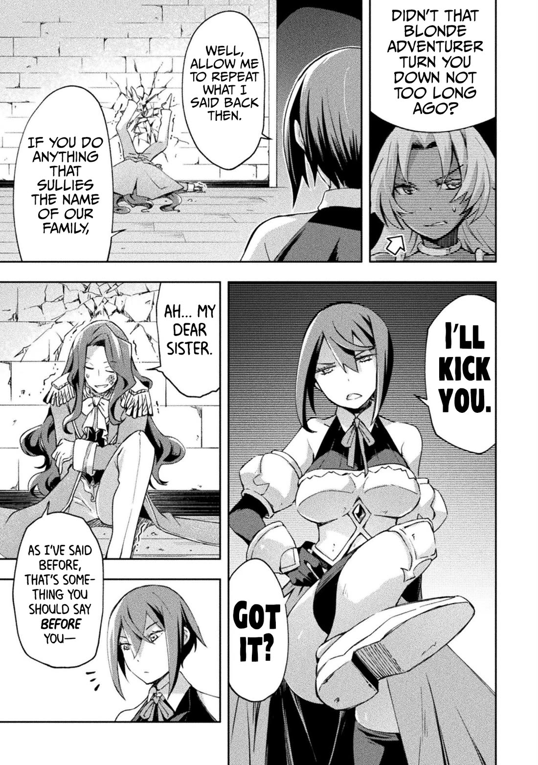 Dungeon Kurashi no Moto Yuusha Chapter 55 page 15 - Chapter 55: The First Course of Action for the Elite Palm Fighter Was… Hitting on Girls?!