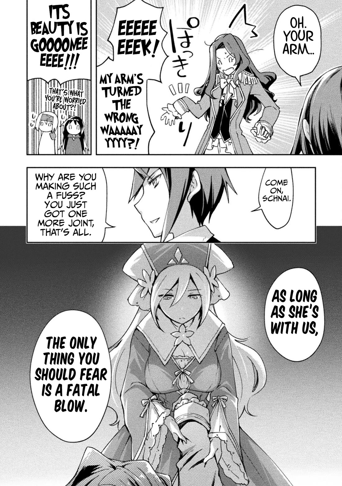 Dungeon Kurashi no Moto Yuusha Chapter 55 page 16 - Chapter 55: The First Course of Action for the Elite Palm Fighter Was… Hitting on Girls?!