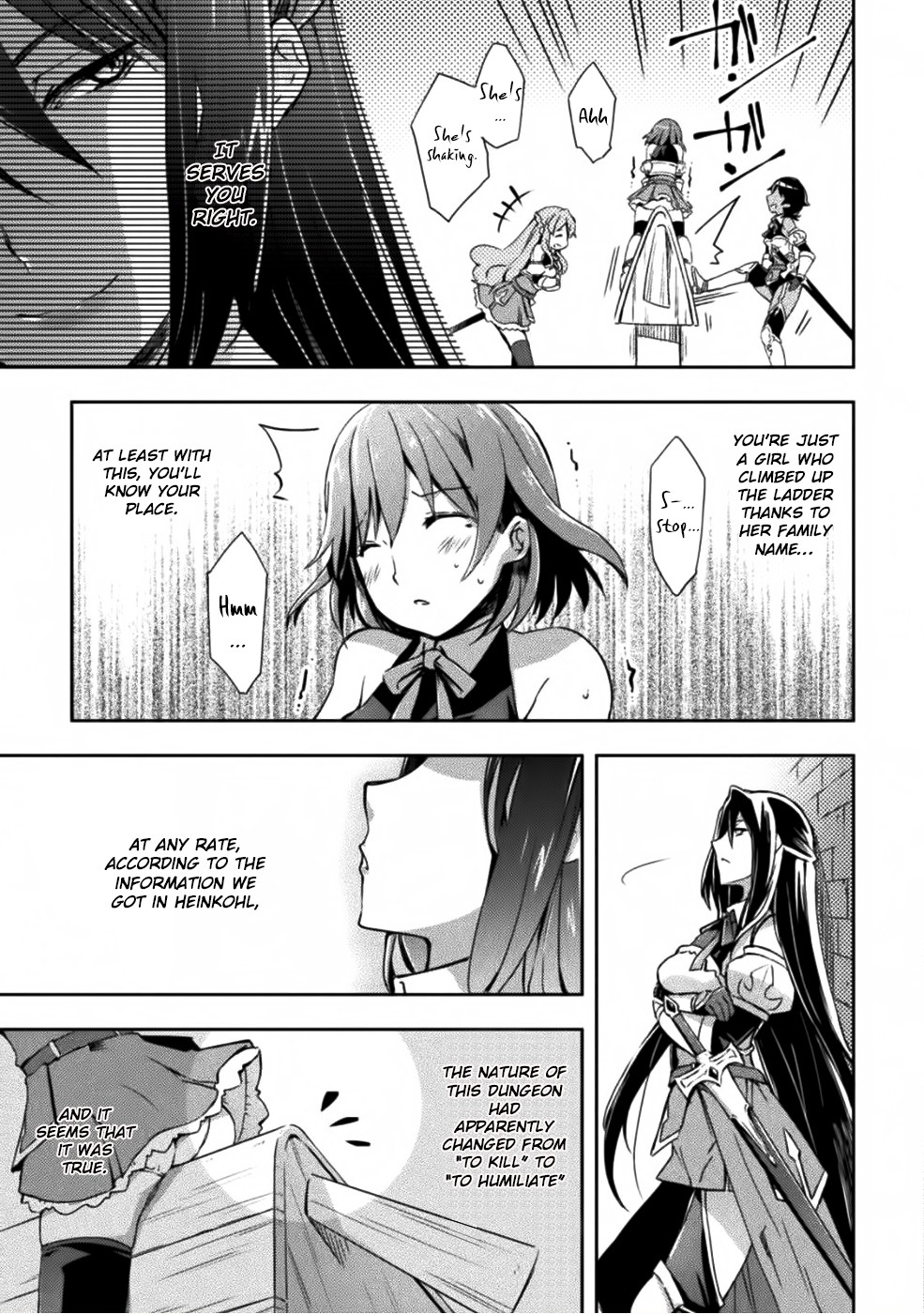 Dungeon Kurashi no Moto Yuusha Chapter 6 page 16 - Chapter 6: What’s the goal of the female knights approaching Blum?
