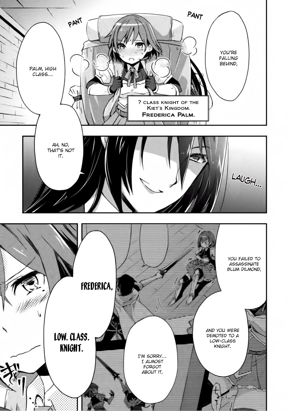 Dungeon Kurashi no Moto Yuusha Chapter 6 page 6 - Chapter 6: What’s the goal of the female knights approaching Blum?