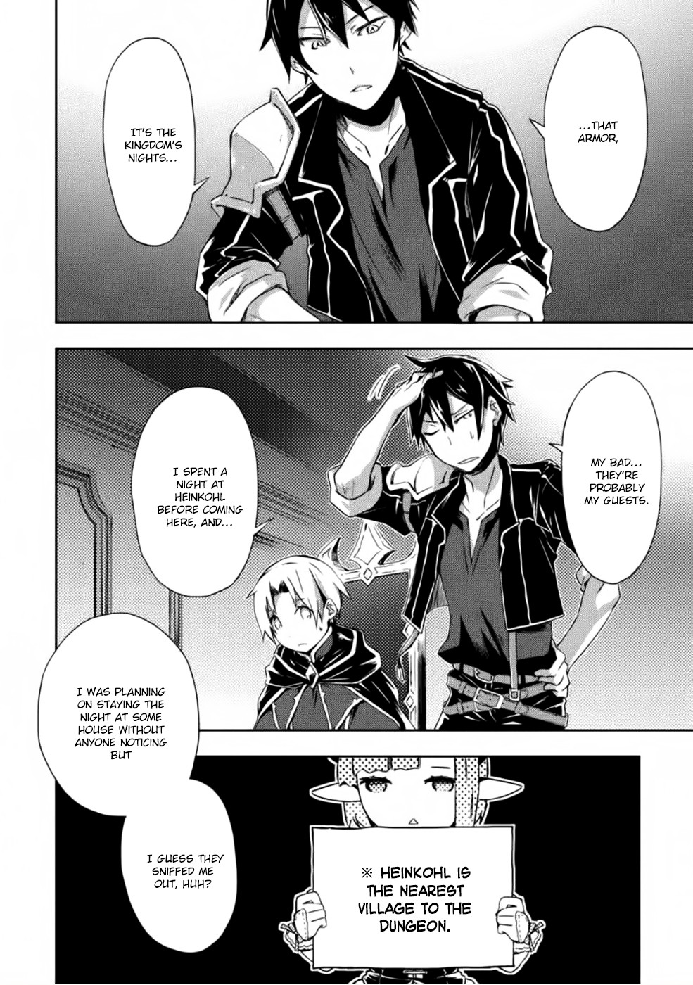 Dungeon Kurashi no Moto Yuusha Chapter 6 page 9 - Chapter 6: What’s the goal of the female knights approaching Blum?