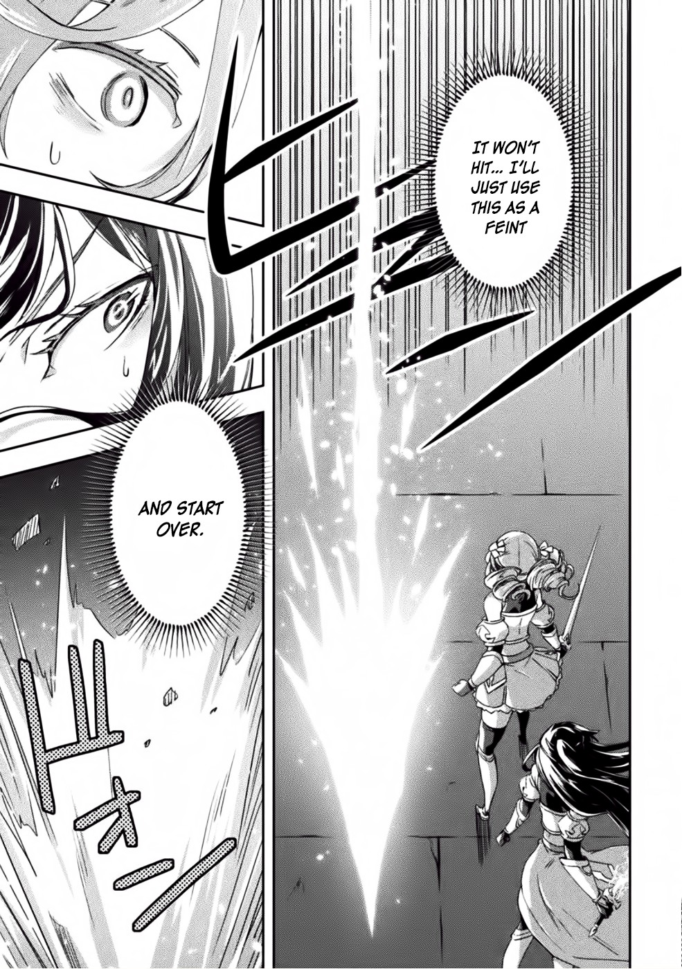 Dungeon Kurashi no Moto Yuusha Chapter 9 page 10 - Chapter 9: While the deadly combat with the female knights continues, Blum is…?