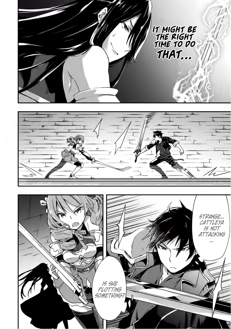 Dungeon Kurashi no Moto Yuusha Chapter 9 page 13 - Chapter 9: While the deadly combat with the female knights continues, Blum is…?