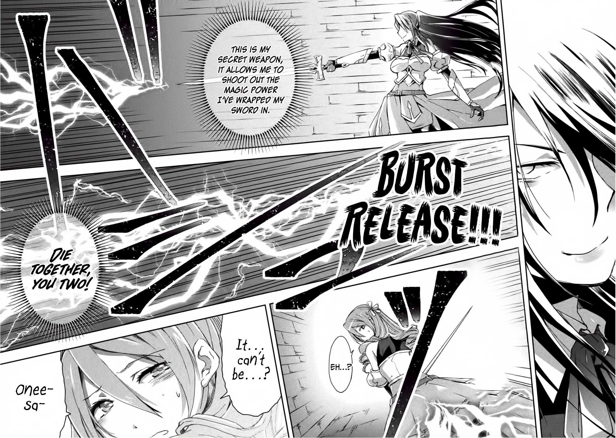Dungeon Kurashi no Moto Yuusha Chapter 9 page 15 - Chapter 9: While the deadly combat with the female knights continues, Blum is…?