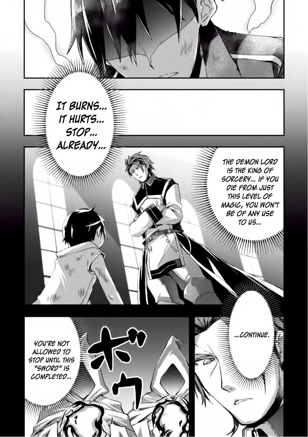 Dungeon Kurashi no Moto Yuusha Chapter 9 page 19 - Chapter 9: While the deadly combat with the female knights continues, Blum is…?