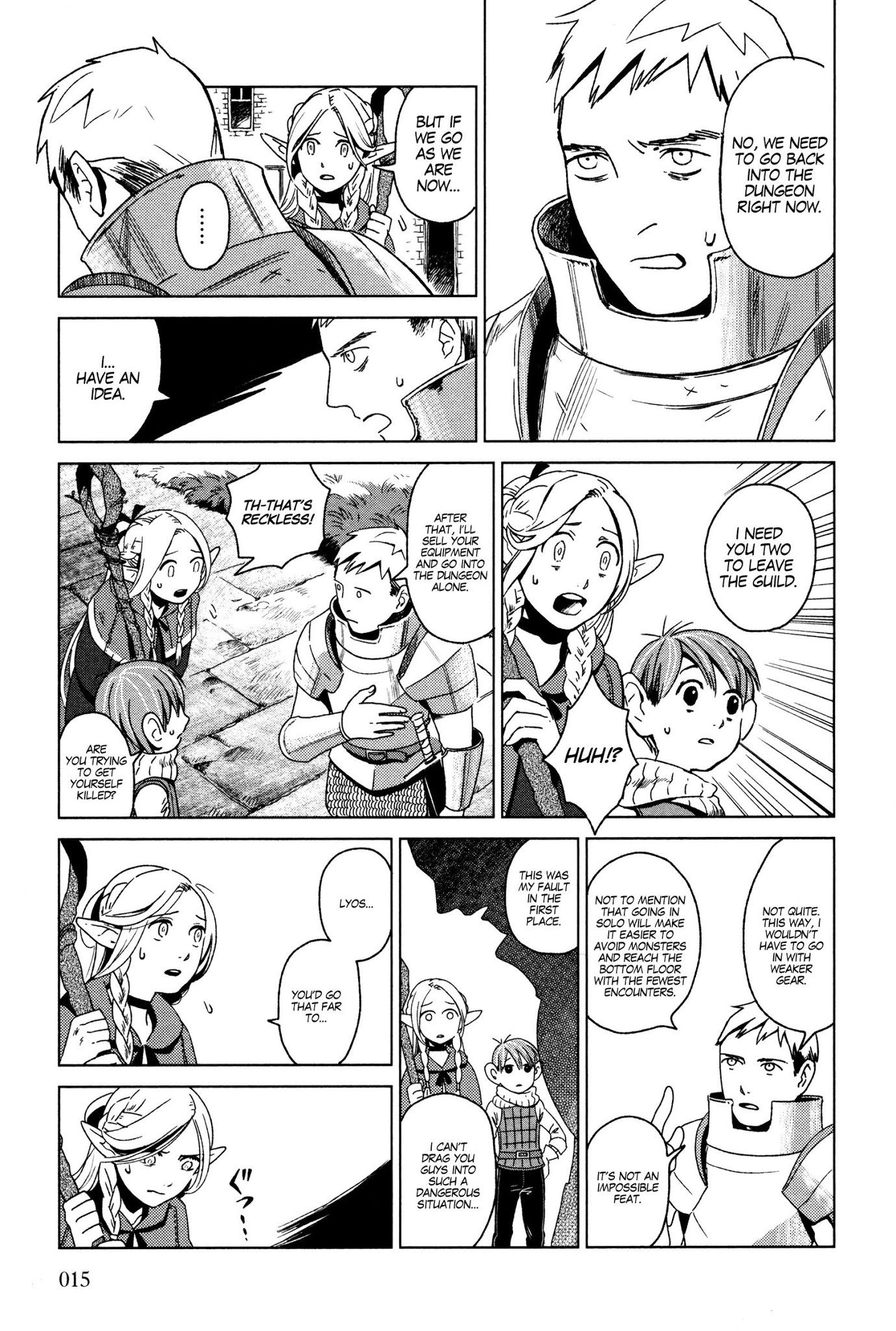 Dungeon Meshi Chapter 1 page 15 - Chapter 1: Hotpot