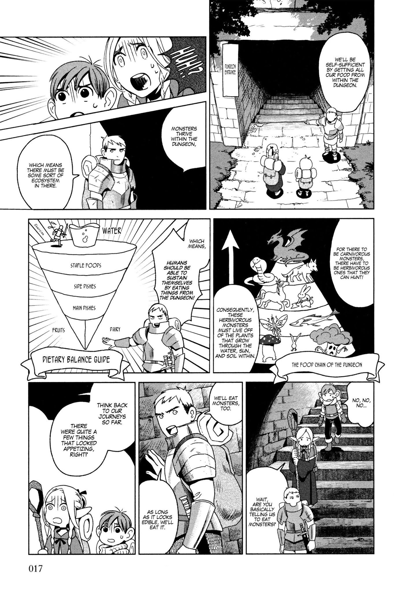 Dungeon Meshi Chapter 1 page 17 - Chapter 1: Hotpot