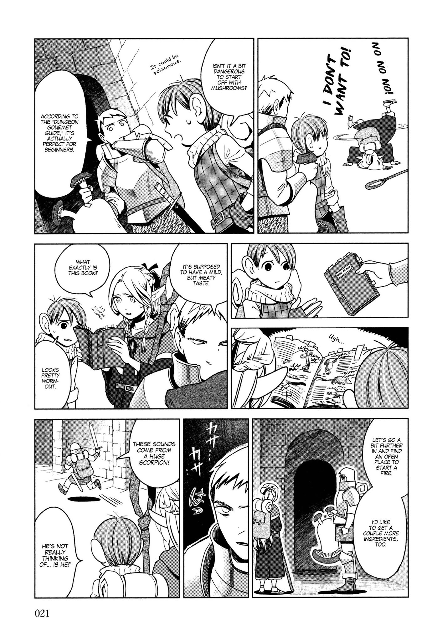 Dungeon Meshi Chapter 1 page 21 - Chapter 1: Hotpot