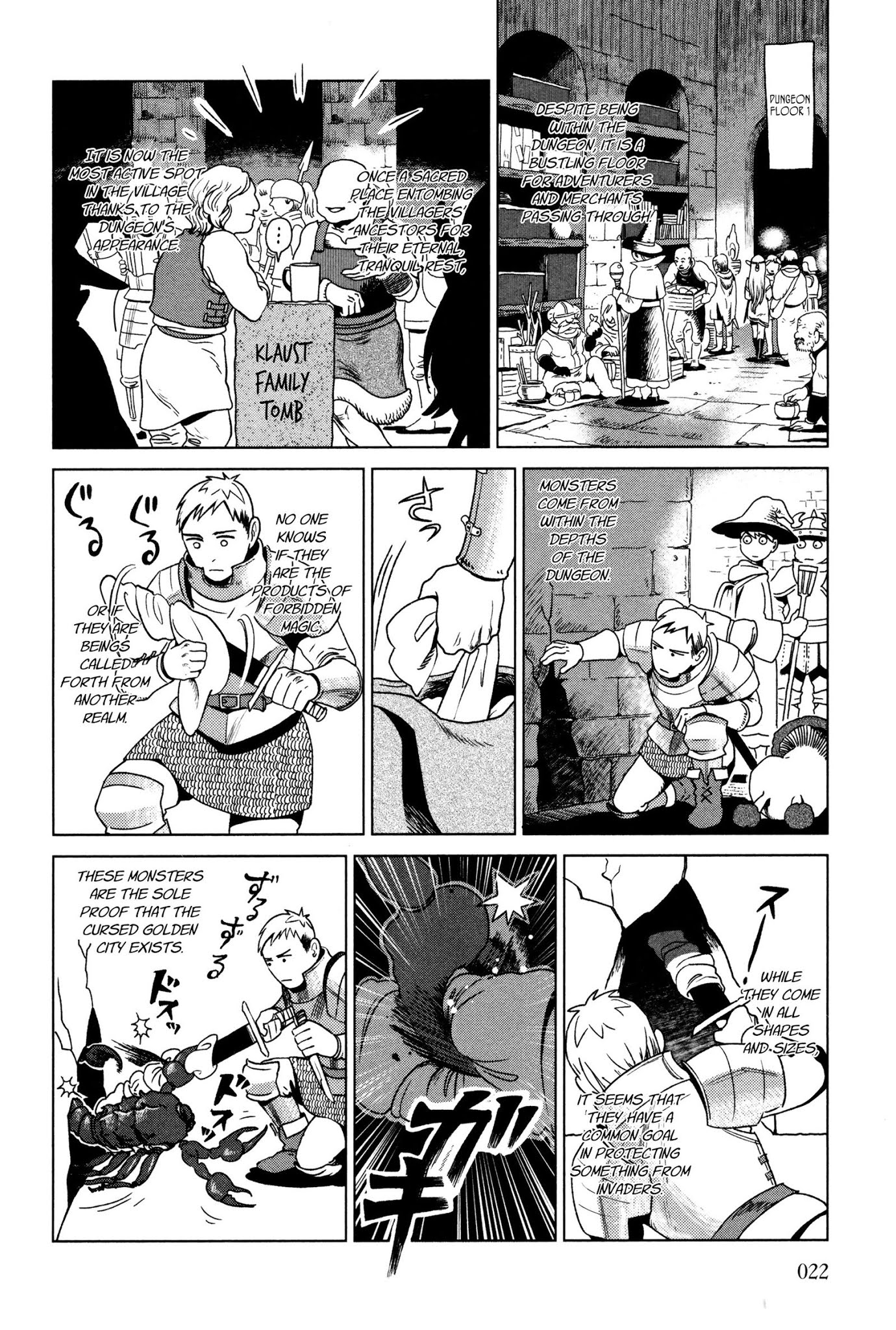 Dungeon Meshi Chapter 1 page 22 - Chapter 1: Hotpot