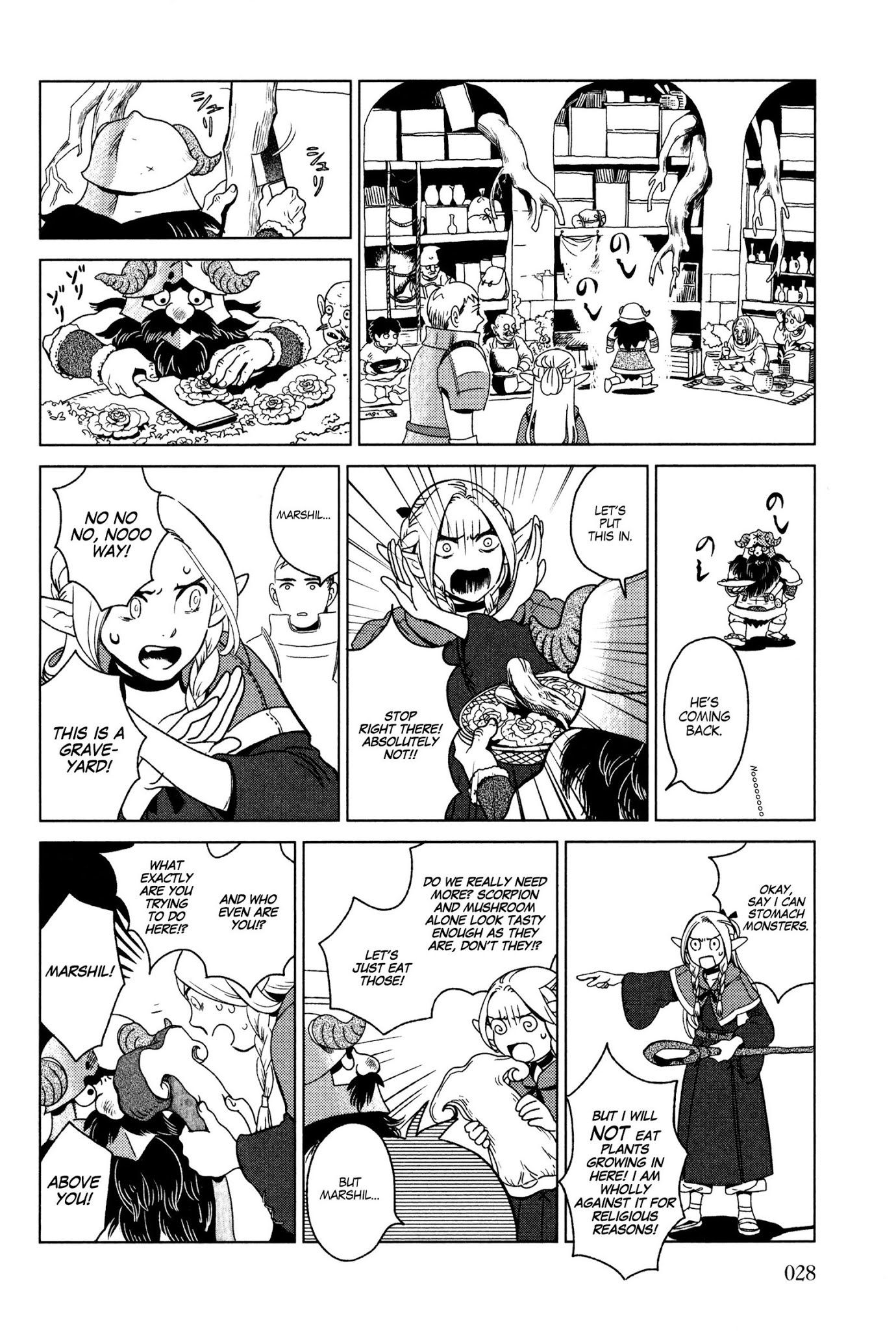 Dungeon Meshi Chapter 1 page 28 - Chapter 1: Hotpot
