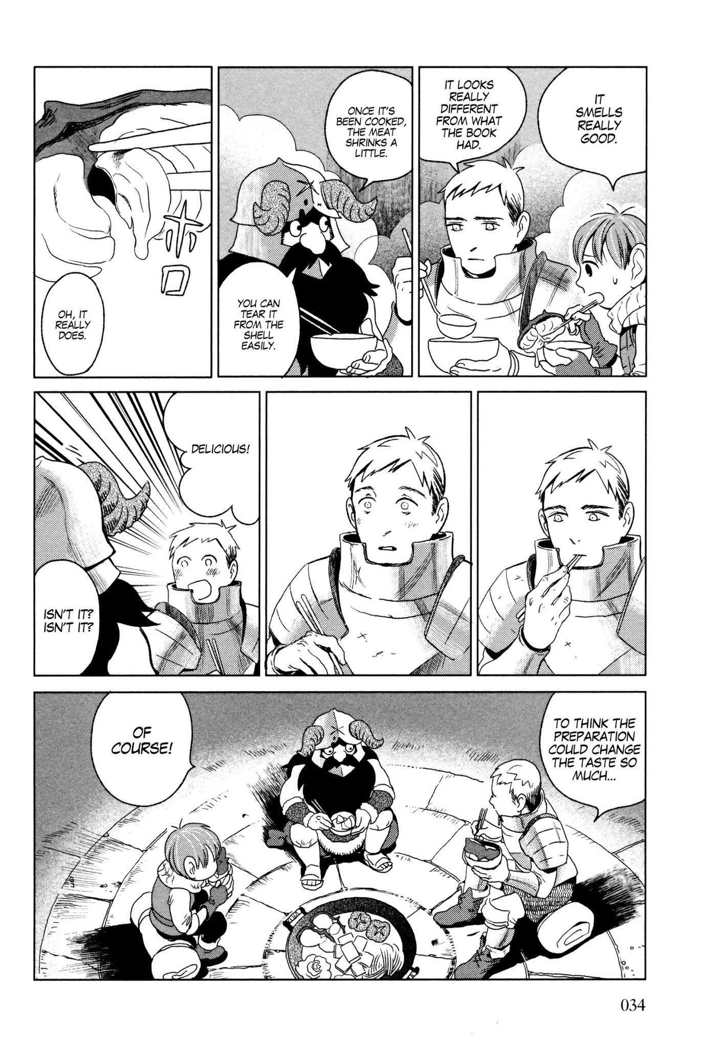 Dungeon Meshi Chapter 1 page 34 - Chapter 1: Hotpot