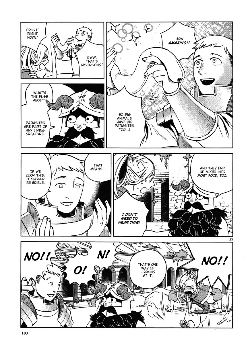 Dungeon Meshi Chapter 16 page 23 - Chapter 16: Kabayaki