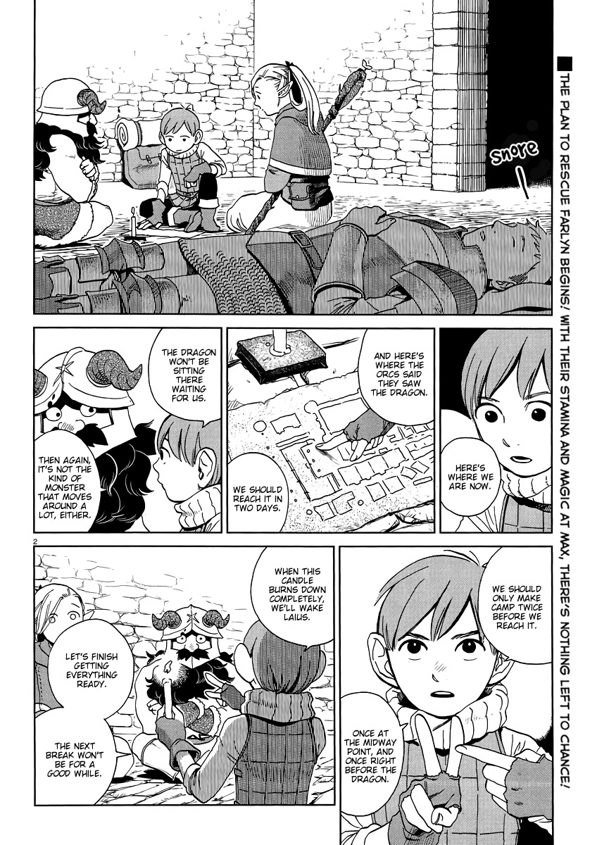 Dungeon Meshi Chapter 18 page 2 - Chapter 18: Grilling