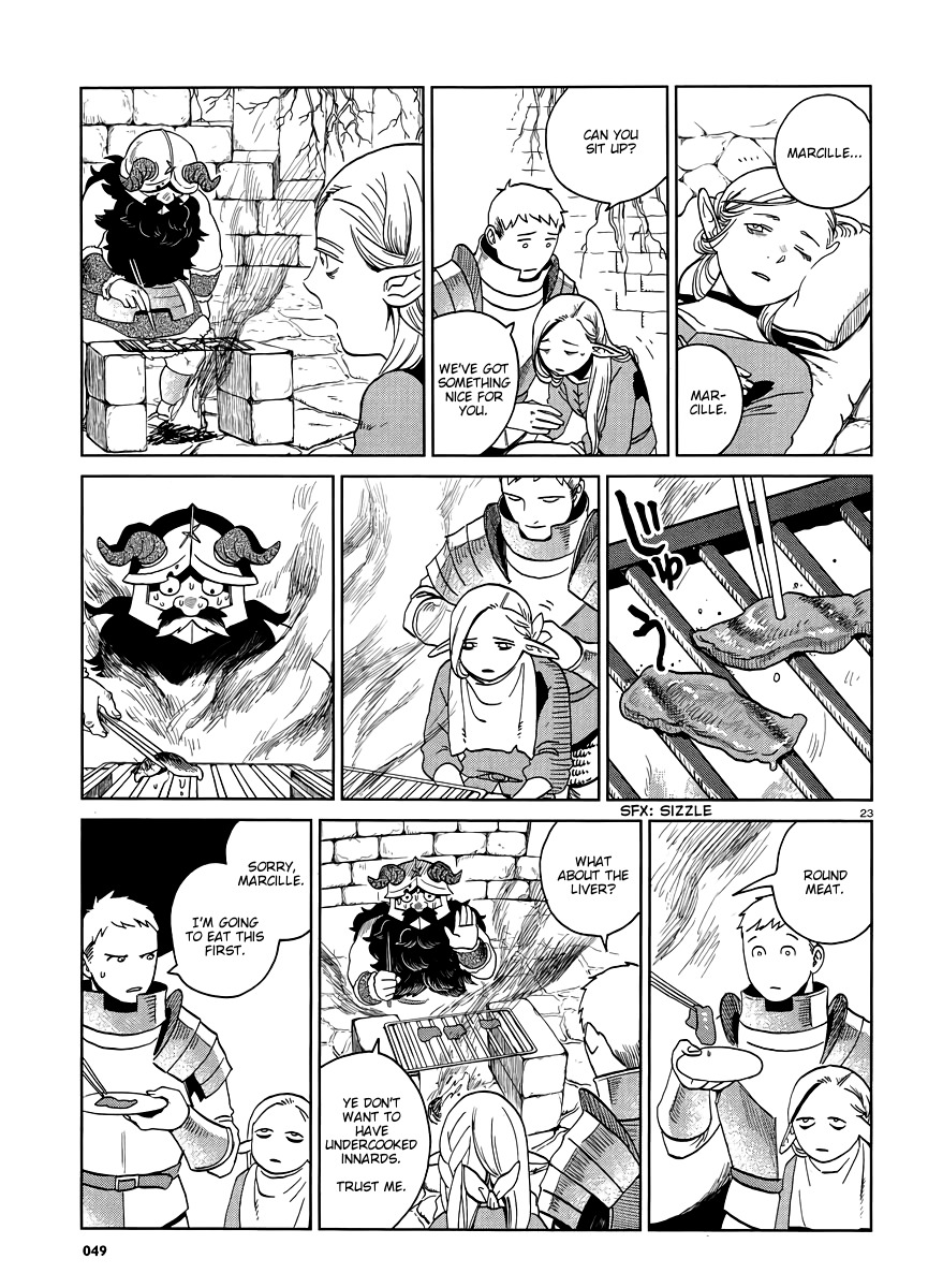 Dungeon Meshi Chapter 18 page 23 - Chapter 18: Grilling
