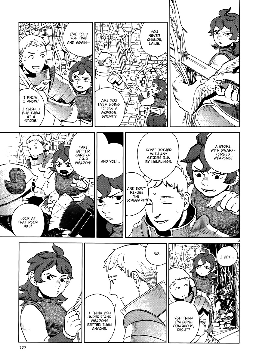 Dungeon Meshi Chapter 19 page 13 - Chapter 19: Tentaclus