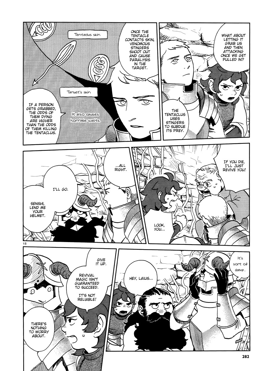 Dungeon Meshi Chapter 19 page 18 - Chapter 19: Tentaclus