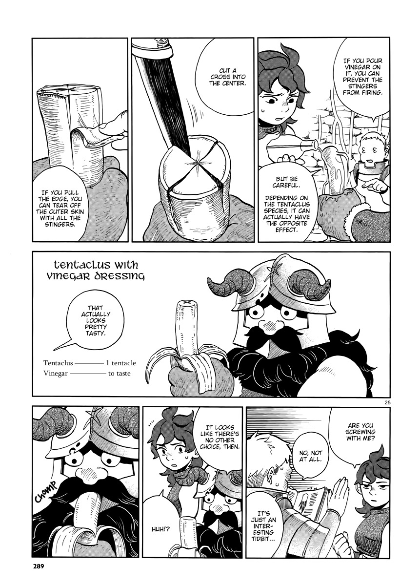 Dungeon Meshi Chapter 19 page 25 - Chapter 19: Tentaclus