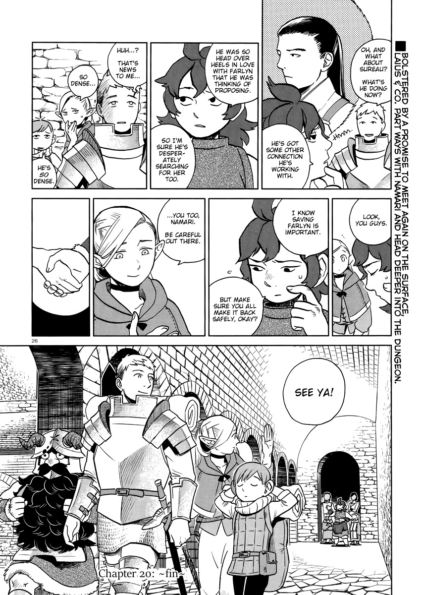 Dungeon Meshi Chapter 20 page 26 - Chapter 20: Stew