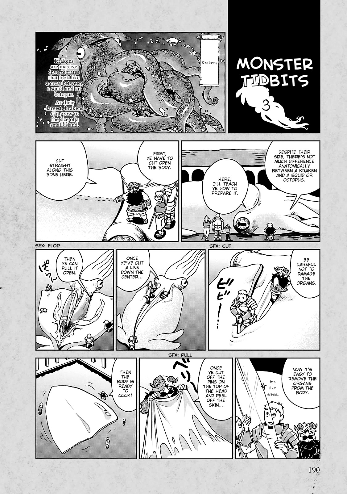 Dungeon Meshi Chapter 21.5 page 1 - Chapter 21.5: Extra - Monster Tidbits 3