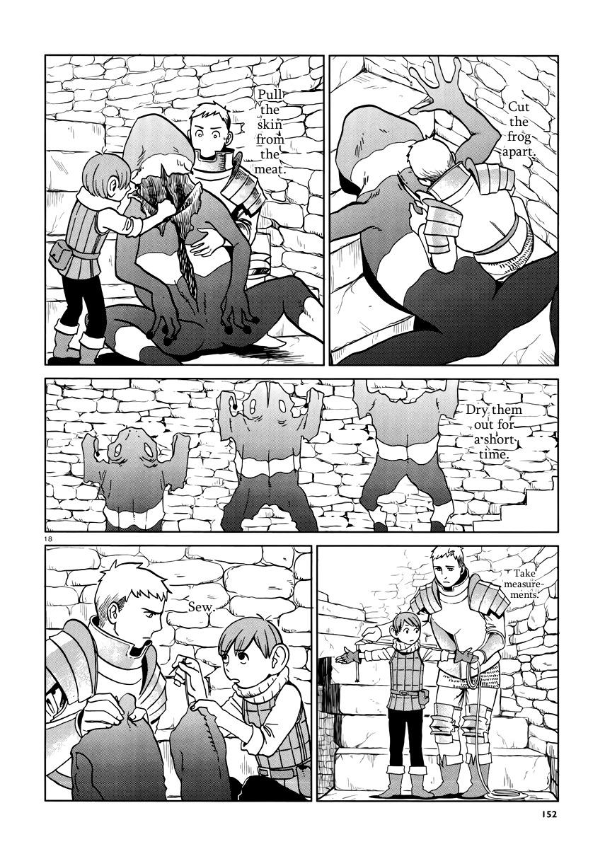 Dungeon Meshi Chapter 21 page 18 - Chapter 21: Giant Frog