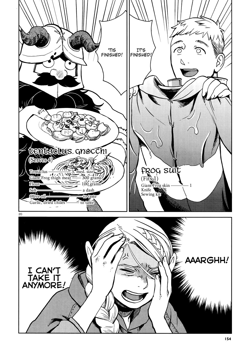 Dungeon Meshi Chapter 21 page 20 - Chapter 21: Giant Frog