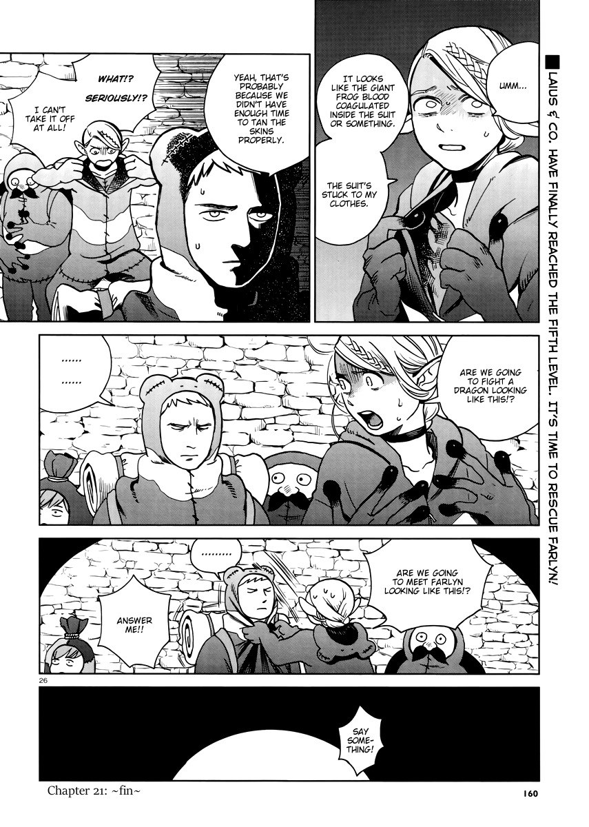 Dungeon Meshi Chapter 21 page 26 - Chapter 21: Giant Frog