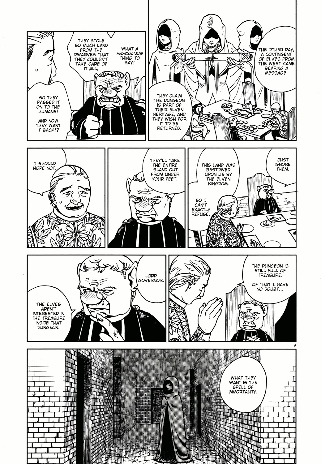 Dungeon Meshi Chapter 22 page 10 - Chapter 22: On the Surface