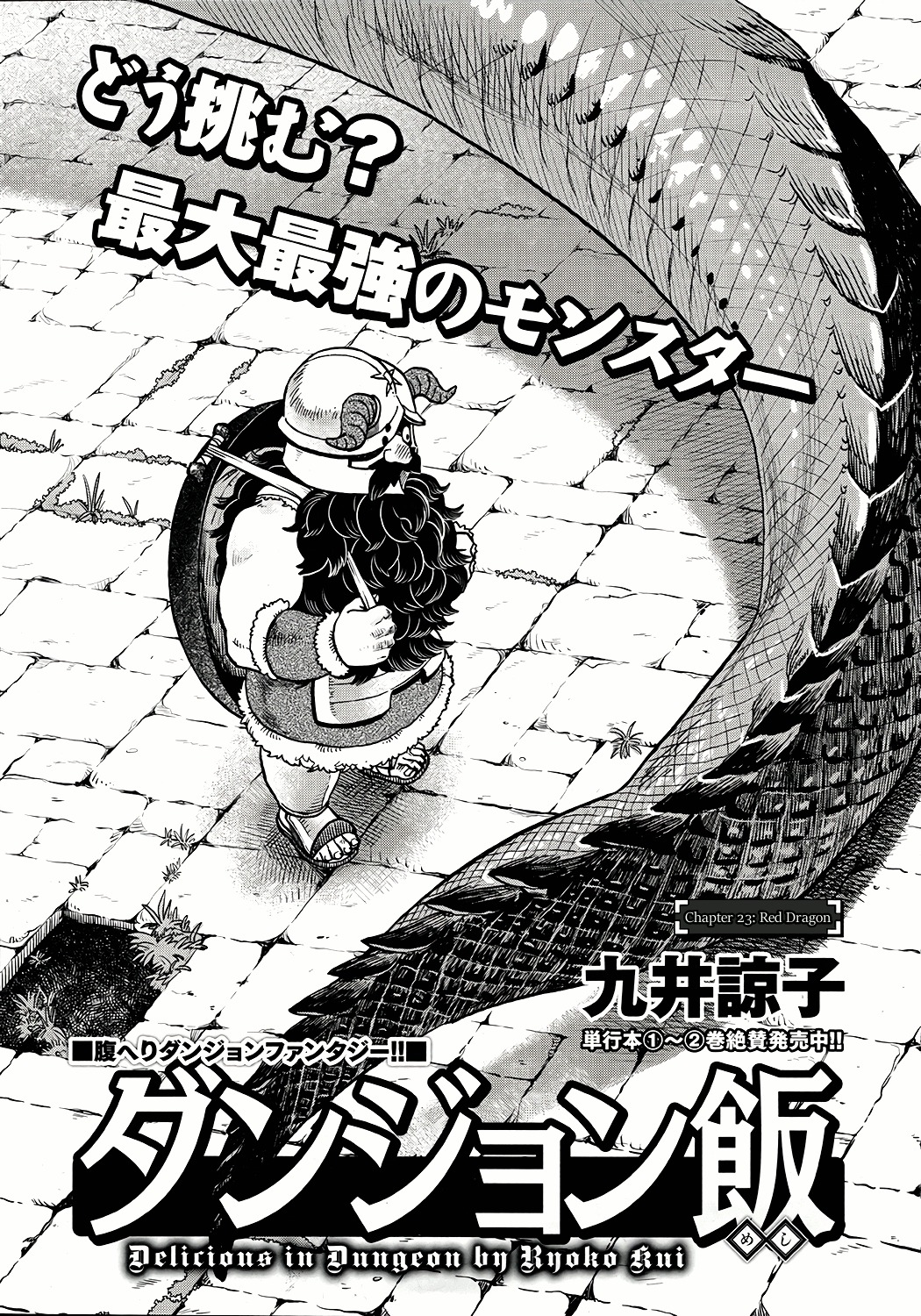 Dungeon Meshi Chapter 23 page 1 - Chapter 23: Red Dragon