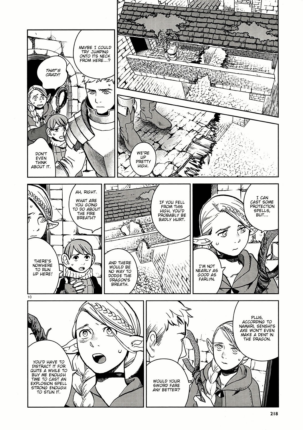 Dungeon Meshi Chapter 23 page 10 - Chapter 23: Red Dragon