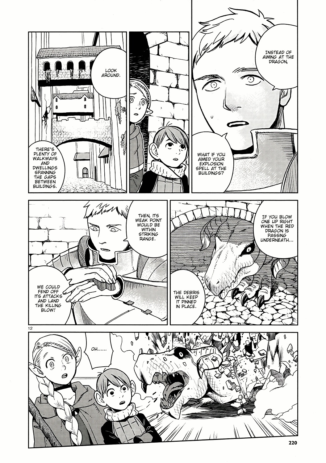Dungeon Meshi Chapter 23 page 12 - Chapter 23: Red Dragon