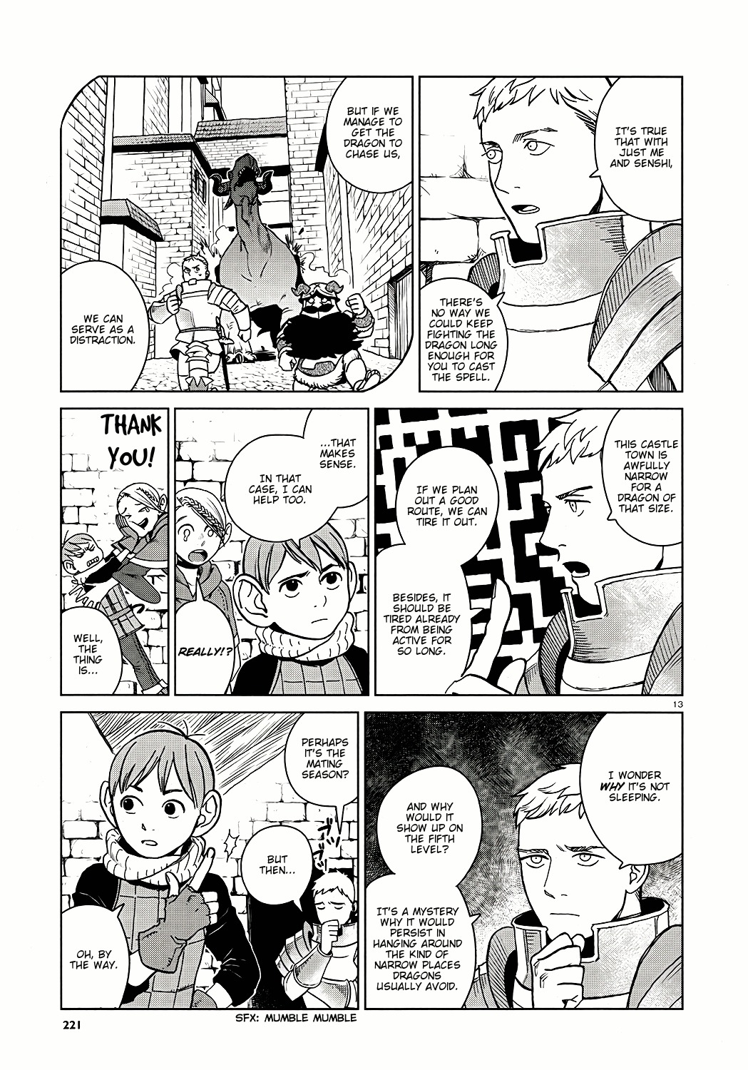 Dungeon Meshi Chapter 23 page 13 - Chapter 23: Red Dragon