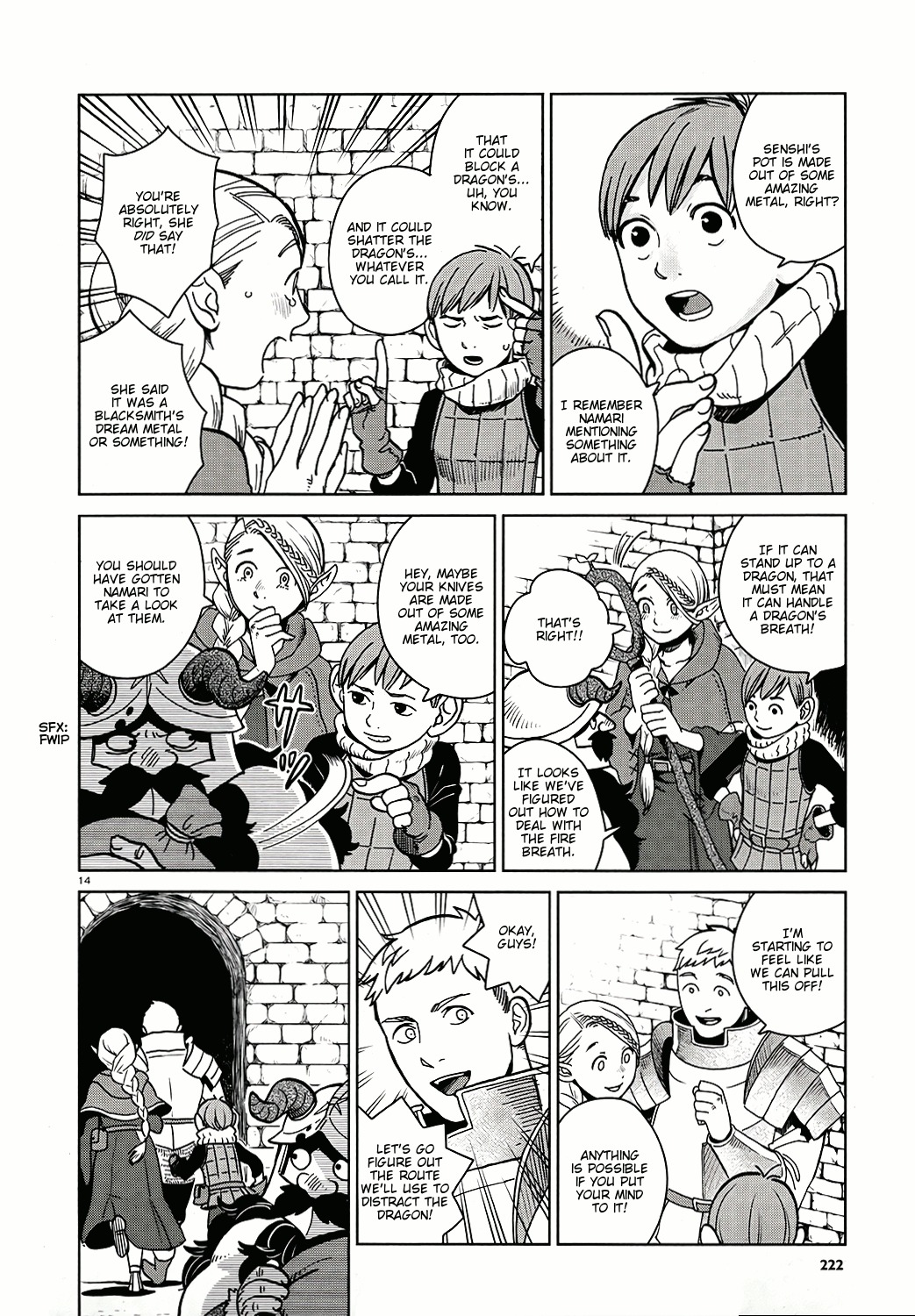 Dungeon Meshi Chapter 23 page 14 - Chapter 23: Red Dragon