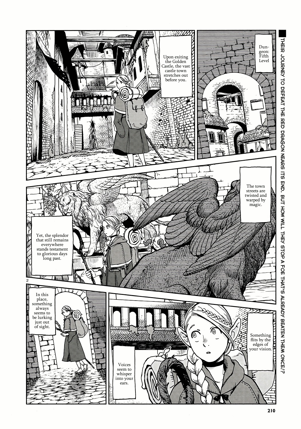 Dungeon Meshi Chapter 23 page 2 - Chapter 23: Red Dragon