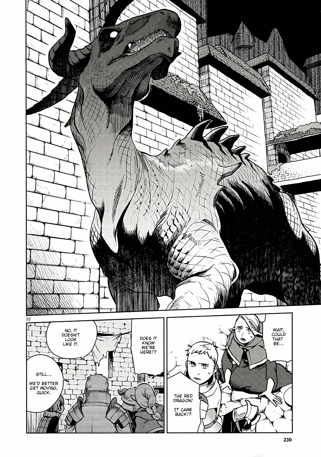Dungeon Meshi Chapter 23 page 22 - Chapter 23: Red Dragon