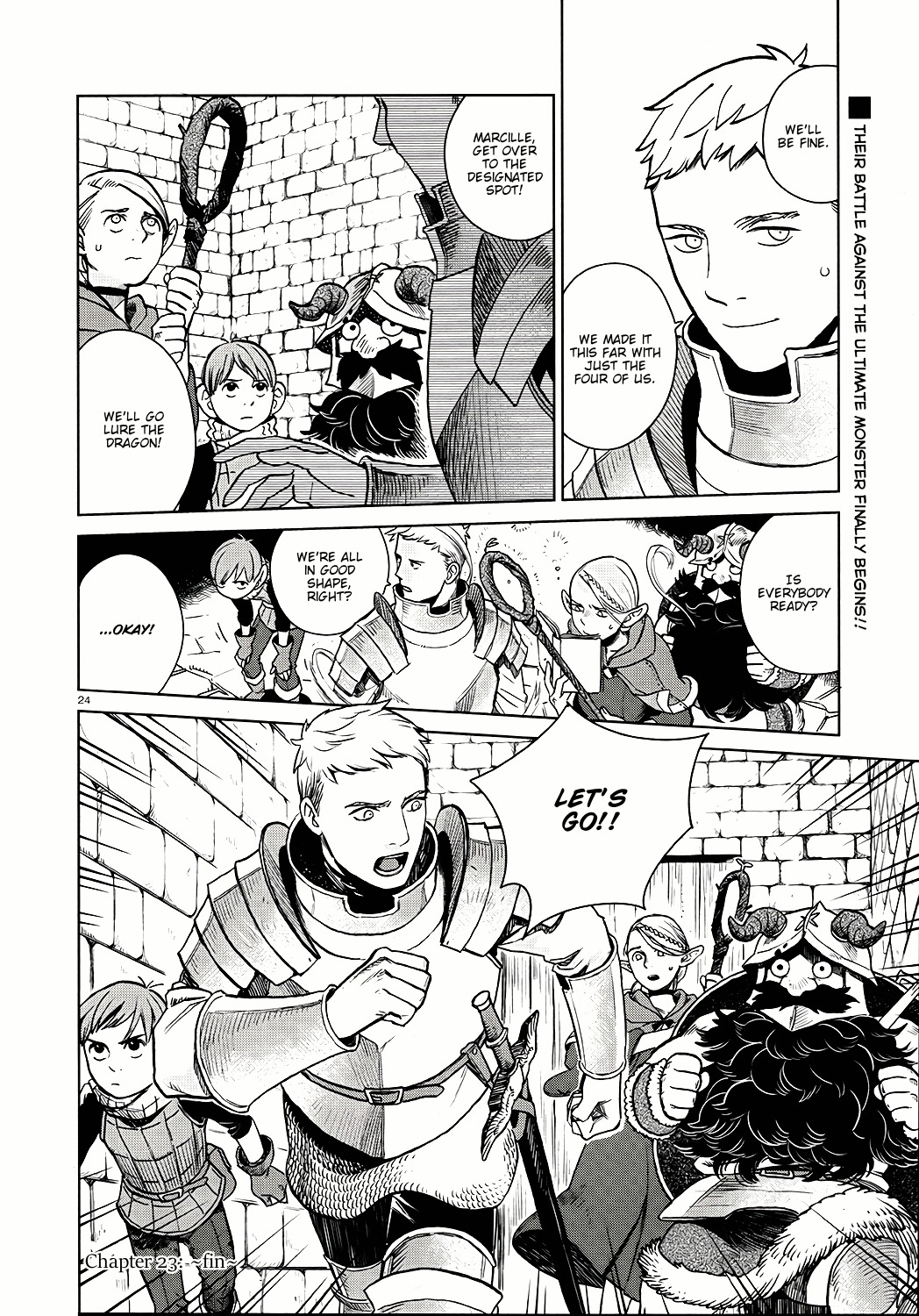 Dungeon Meshi Chapter 23 page 24 - Chapter 23: Red Dragon