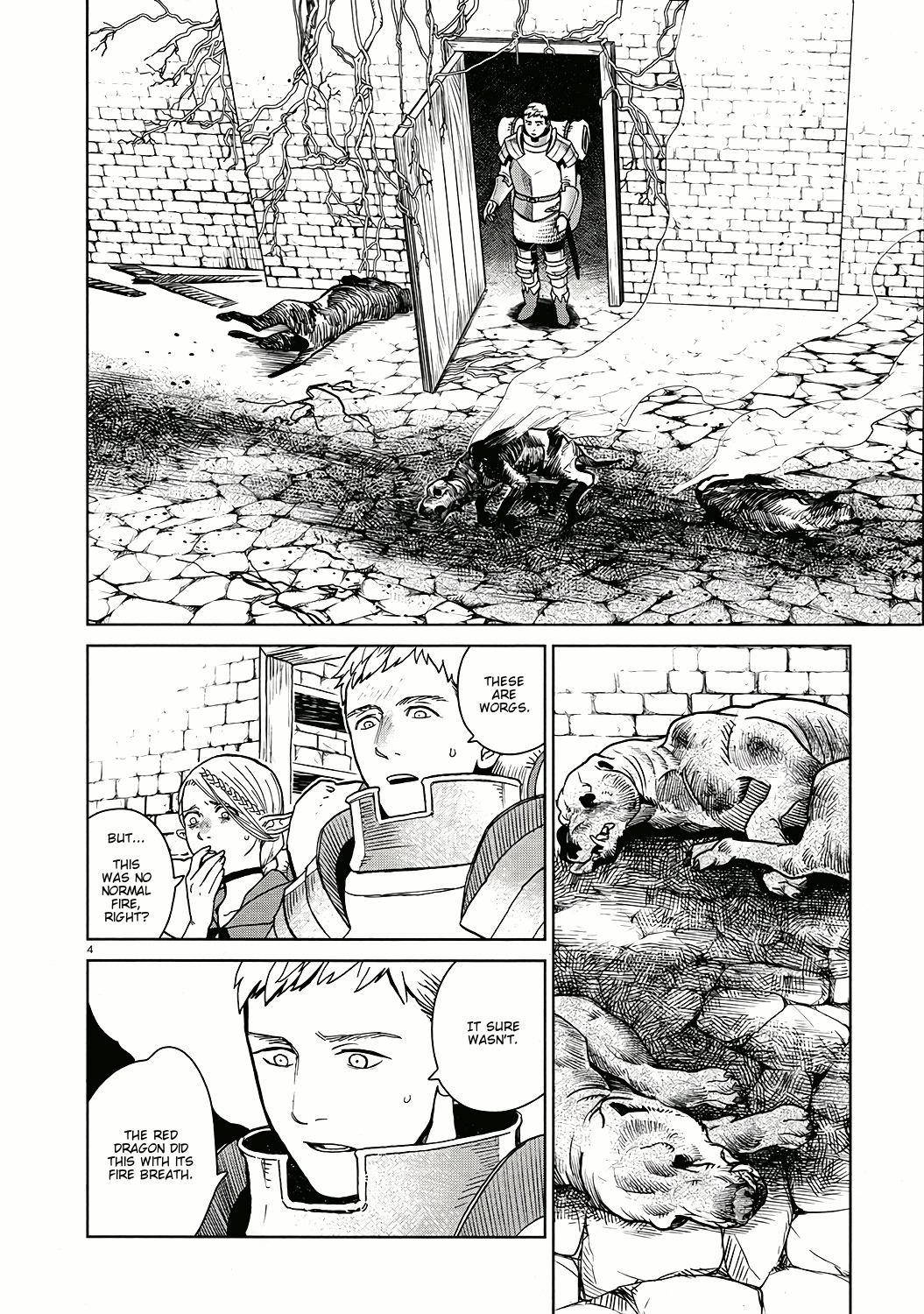 Dungeon Meshi Chapter 23 page 4 - Chapter 23: Red Dragon