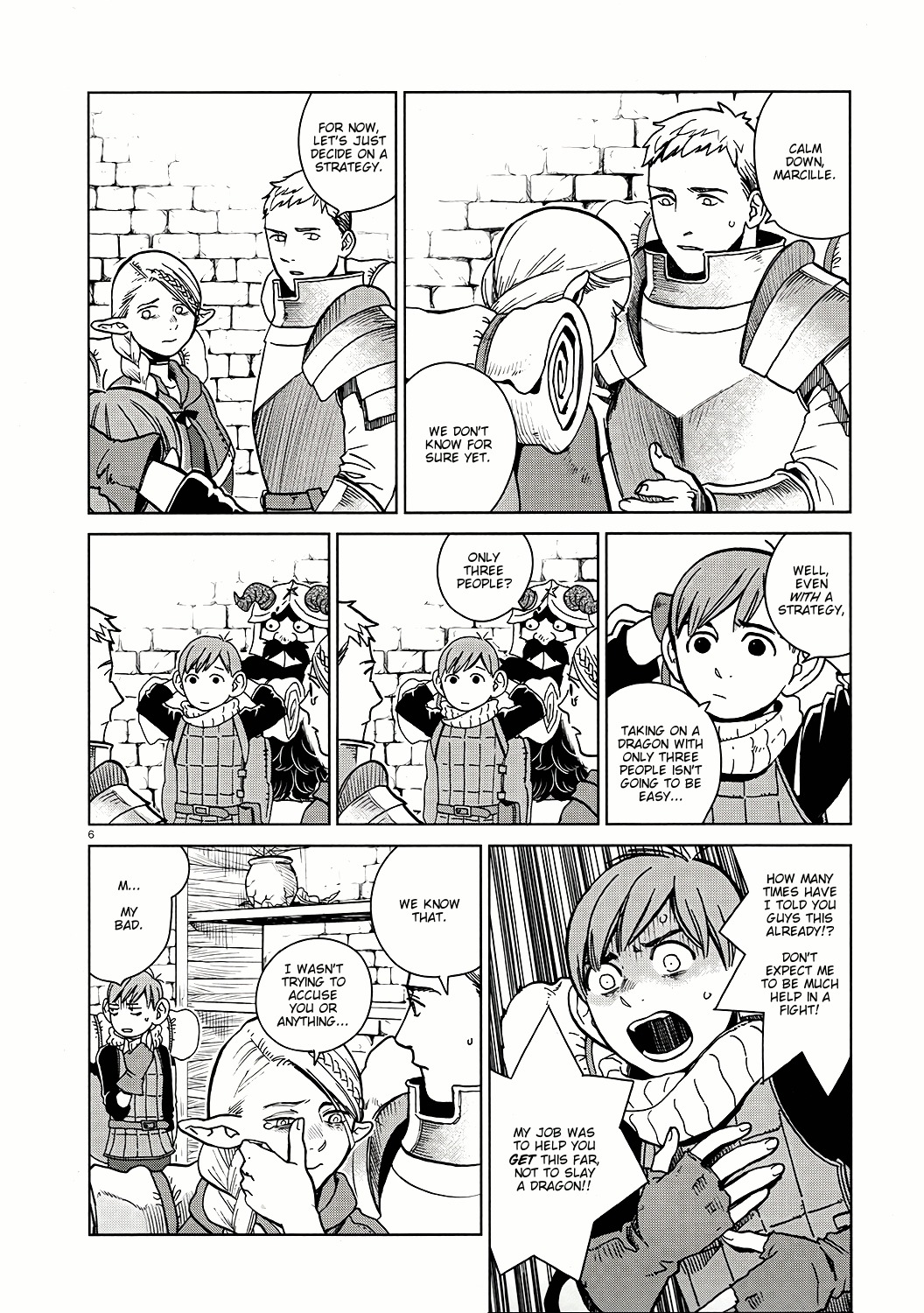 Dungeon Meshi Chapter 23 page 6 - Chapter 23: Red Dragon