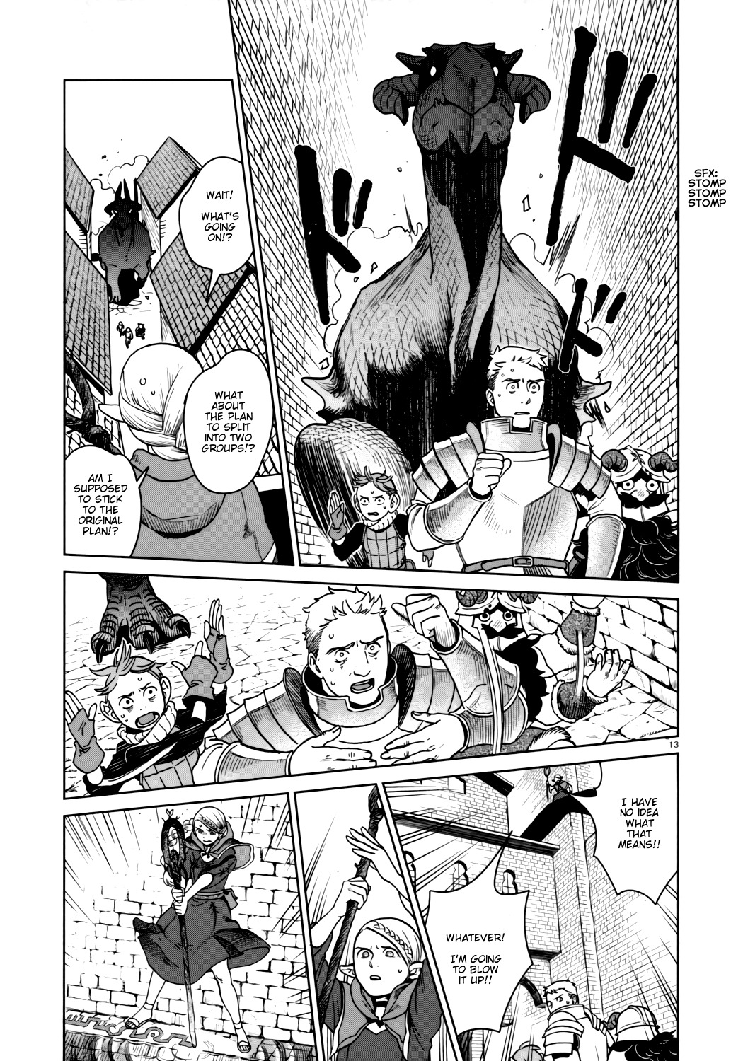 Dungeon Meshi Chapter 24 page 13 - Chapter 24: Red Dragon II