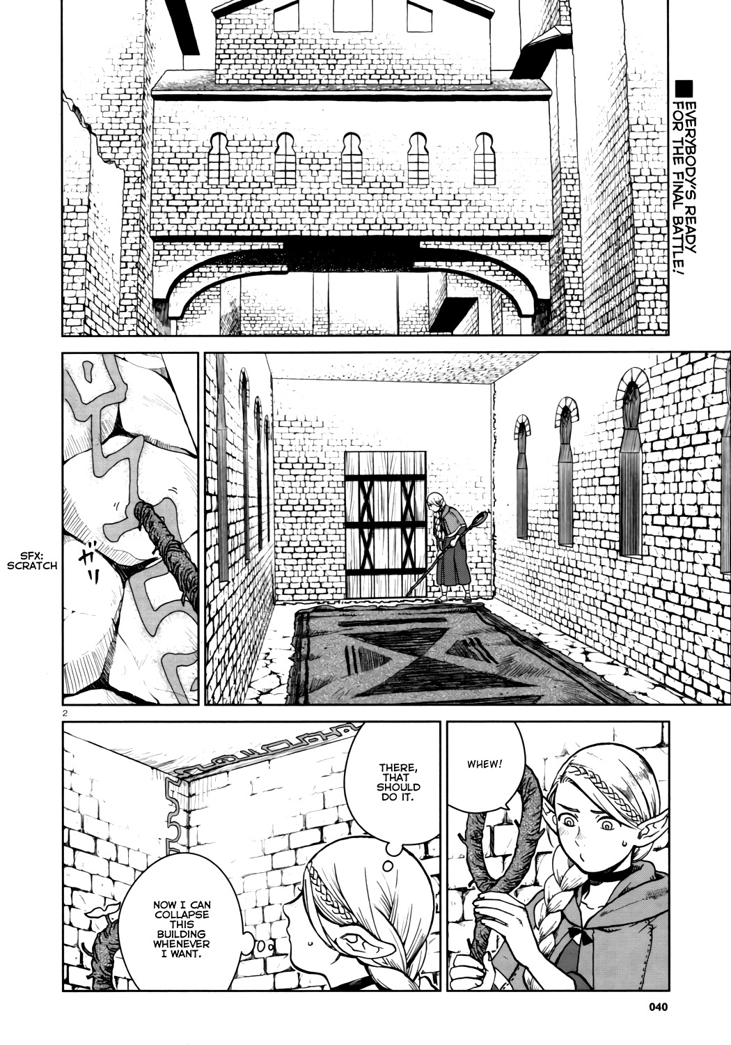 Dungeon Meshi Chapter 24 page 2 - Chapter 24: Red Dragon II
