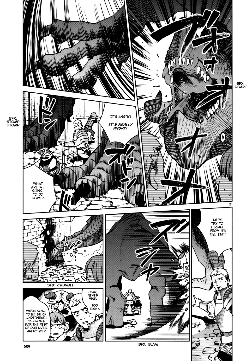 Dungeon Meshi Chapter 24 page 21 - Chapter 24: Red Dragon II