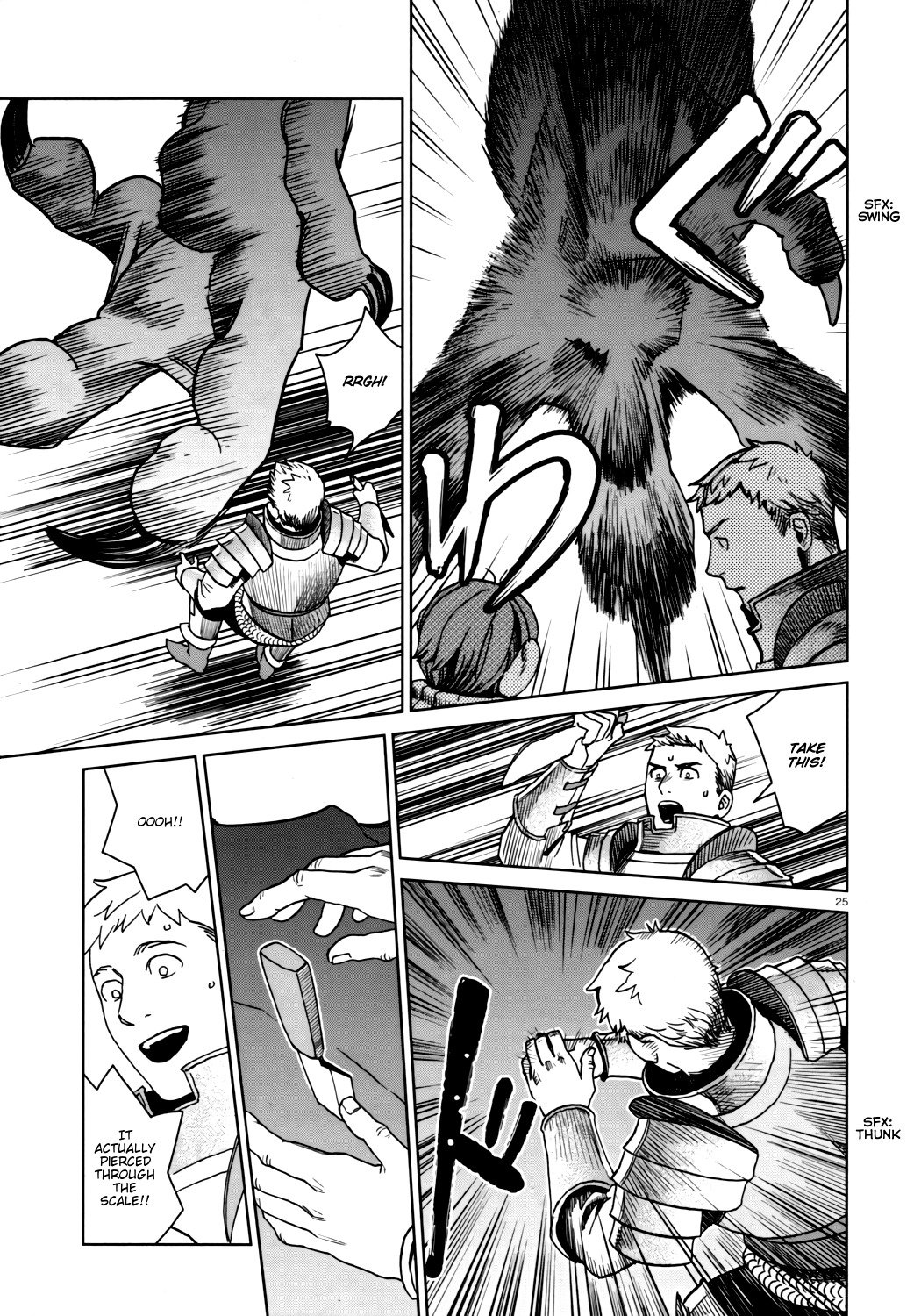 Dungeon Meshi Chapter 24 page 25 - Chapter 24: Red Dragon II